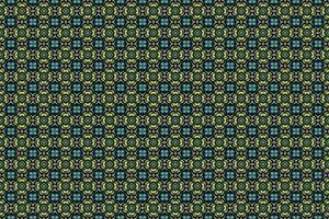 A green and blue patterned fabric vector