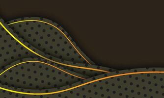 Abstract background with waves and dots vector