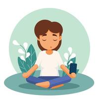 Finding Balance in the Online World vector