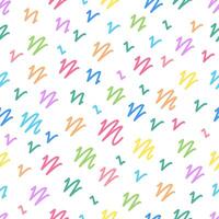 doodle line pattern, scribble pattern, multicolor abstract for seamless pattern background, repeat pattern colorful vector