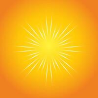 star light beem transparency on orange background vector