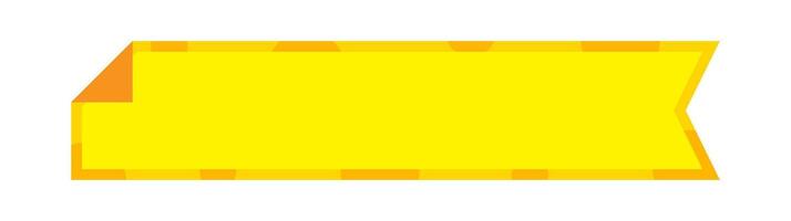 yellow label frame simple, label tag rectangular for text frame vector