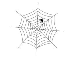 spider web silhouette, spiderweb for halloween illustrations vector