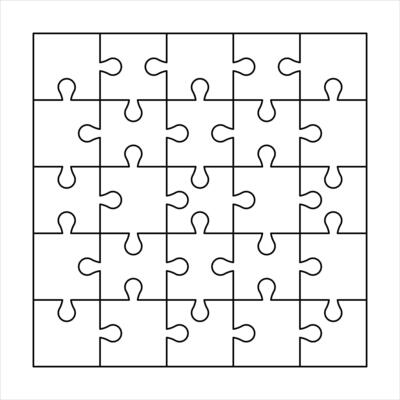puzzle outline, jigsaw template empty, puzzle blank