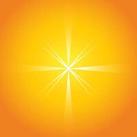 light beem transparency on orange color for background vector