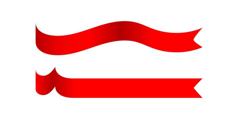 label ribbon red for promotion, sticker label ribbon