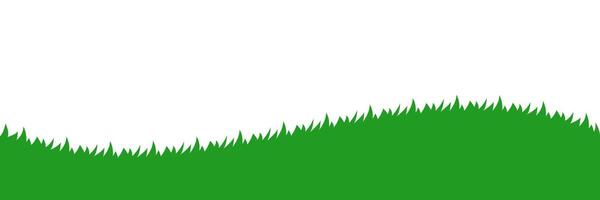 grass and meadow, grassland field, lawn simple vector