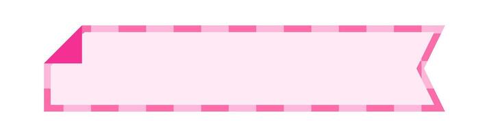label frame simple, pink label tag rectangular for text frame vector