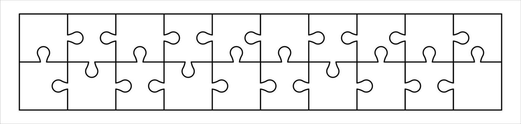puzzle outline, jigsaw template, puzzle blank