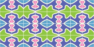 ceramic tiles colorfull, mosaic abstract pattern, geometric tiles pattern for background vector