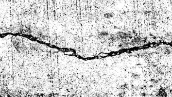 crack texture, grunge texture, distress background, rough texture, dirty texture, cracked wall concrete of black and white vector