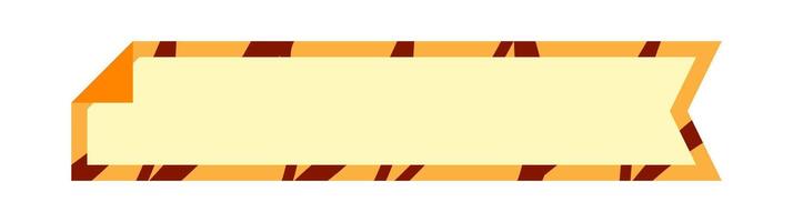 label frame simple, orange label tag rectangular for text frame vector