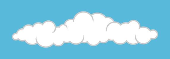 cloud, clouds cartoon, cloud simple shape vector
