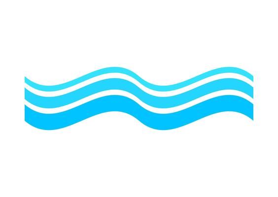 water waves line stripe, marine seamless pattern blue waves
