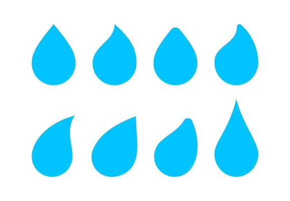 Drop of Water, Aqua Droplet, Water Drop, Drink icon, Drop for Energy Eco and Liquid symbol, Raindrop, Moisture icon