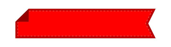 red label frame simple, red label tag rectangular for text frame vector