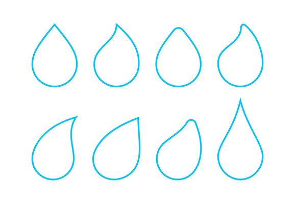 Drop of Water linear, Aqua Droplet, Water Drop line, Drink icon, Drop for Energy Eco and Liquid symbol, Raindrop, Moisture icon