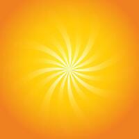 light beem on orange background vector