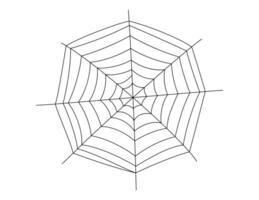 spider web, spiderweb for halloween silhouette illustration vector