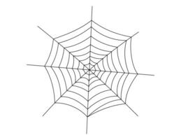 silhouette spider web, spiderweb for halloween illustration vector