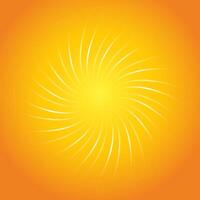 light beem transparency on orange color background vector