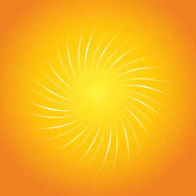 light beem transparency on orange color background