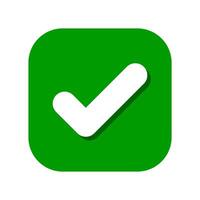 correct check mark and cross, checklist icon sign, checkmark in circle, tick vote symbol vector