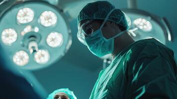 A patient receiving treatment while avoiding latex based products in a hospital. photo