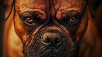 Angry Dog Clipart with Emotional Expression Close-Up Intense Mood photo