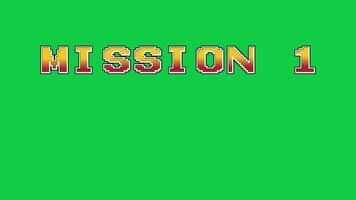 Retro themed level start and completion notification should be suitable for signaling the beginning of a level or mission and the successful completion of the objectives video
