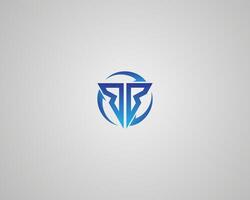 Triangle BB Letter Initial Logo Design, Template vector