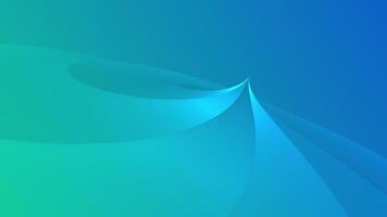 A spinning magical spiral shape on a blue green gradient background. This elegant abstract background is full HD and a seamless loop. video
