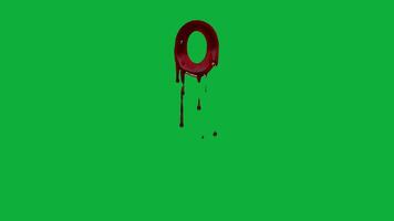 Seamless Loop Alphabet Animation video