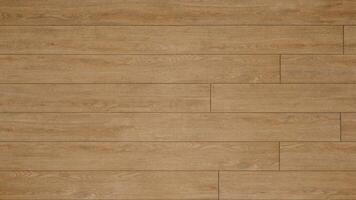 Close-up of a light brown hardwood floor with subtle grain. Ideal for backgrounds or adding a touch of rustic style. photo
