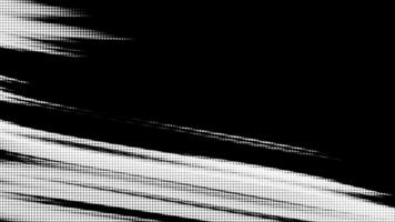Black and white halftone dots forming dynamic wave patterns Modern abstract design ideal for event posters party backgrounds or digital art projects video