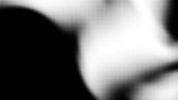 Monochrome black and white halftone dot pattern creating abstract soft gradients Perfect for modern art graphic design or minimalist event invitations video