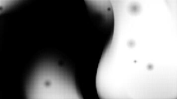 Minimalistic halftone black and white gradient with abstract shapes ideal for contemporary designs tech-inspired themes or creative event promotions video