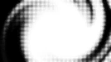 Black and white swirling abstract pattern of dots Suitable for backgrounds graphic design projects prints textiles and modern art themes video