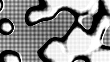 Black and white abstract halftone patterns suitable for graphic design projects backgrounds prints textiles and modern artistic creations video
