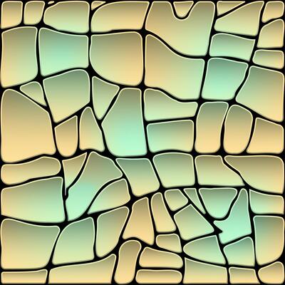 A mosaic pattern with different colors