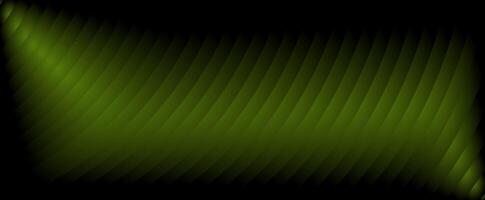 Gradient green diagonal bars, black background with corner highlights vector