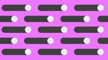 Trendy and Modern Geometric Pattern Incorporating Circles and loading bars motion graphics video