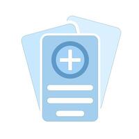 user management concept. two cards exchanged with user identity and plus sign. change account or add second account. Ideal for UI design, application interface. Flat design illustration. vector