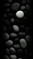 Pebble Texture, Dark Background, Vertical, Unique Design, Exclusive, Stones video