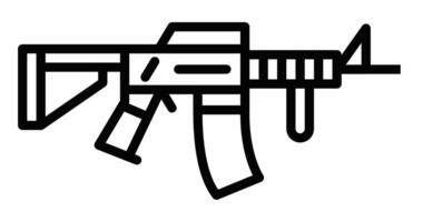 A gun icon on a white background vector