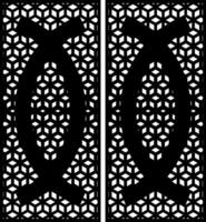 Geometric Pattern Decorative Panel with Abstract Design vector