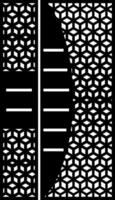 Geometric Pattern Design for Panel or Screen vector