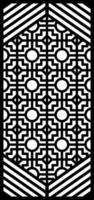 Geometric Pattern Design laser cutting vector