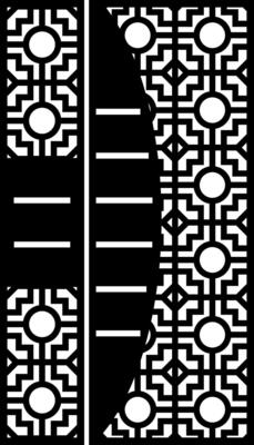 Geometric Black and White Pattern Design