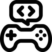 Game Programming, Game, Gaming Outline Icon vector